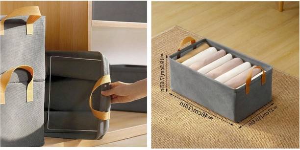 NKKL 30 L Grey Laundry Stool/Storage