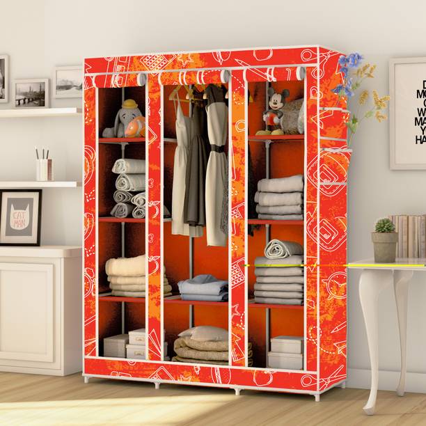 octavic Carbon Steel Collapsible Wardrobe