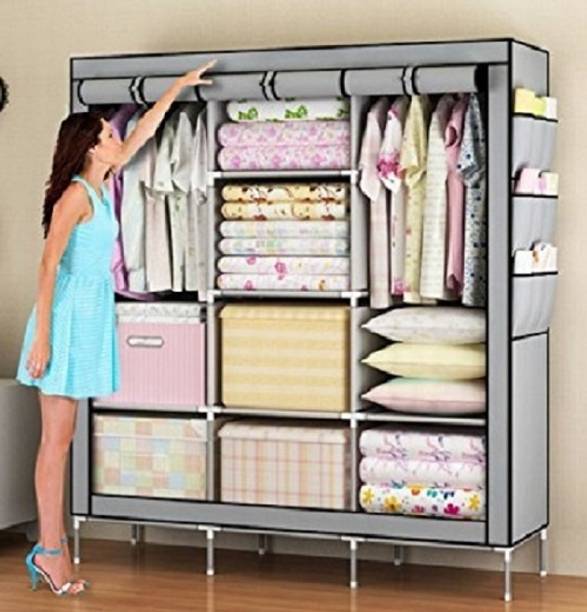 ZOSHOMI Carbon Steel Collapsible Wardrobe