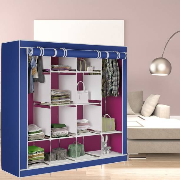EEMWAY Carbon Steel Collapsible Wardrobe