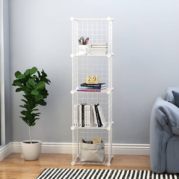 UTILLO 4 cube white Carbon Steel Collapsible Wardrobe