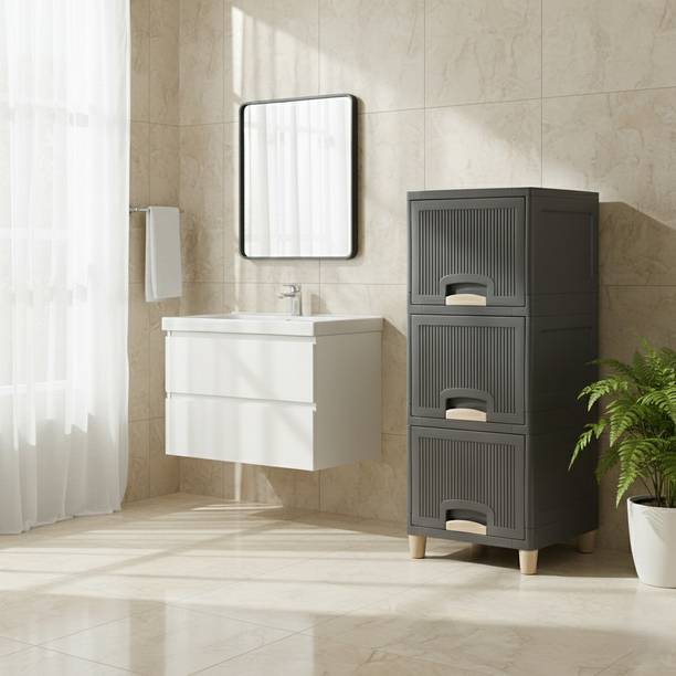 GROTHEORY Under-Stair Storage Hack Slim Profile Drawer Unit PP Collapsible Wardrobe