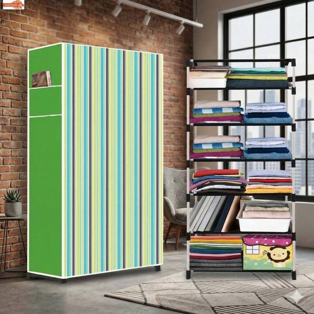 ZENVEXYO Carbon Steel Collapsible Wardrobe