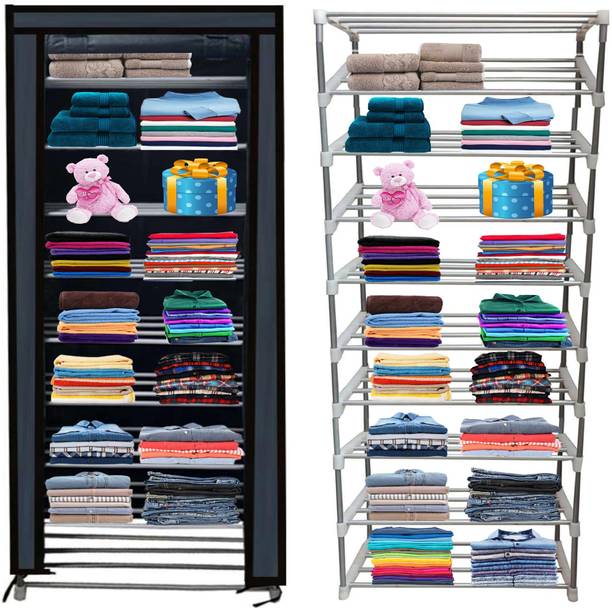 GlowSilk Carbon Steel Collapsible Wardrobe