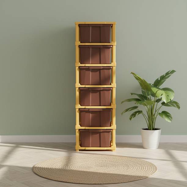 SUPTIKES Baby Clothes Organizer – Safe Plastic Storage Drawers for Nursery PP Collapsible Wardrobe