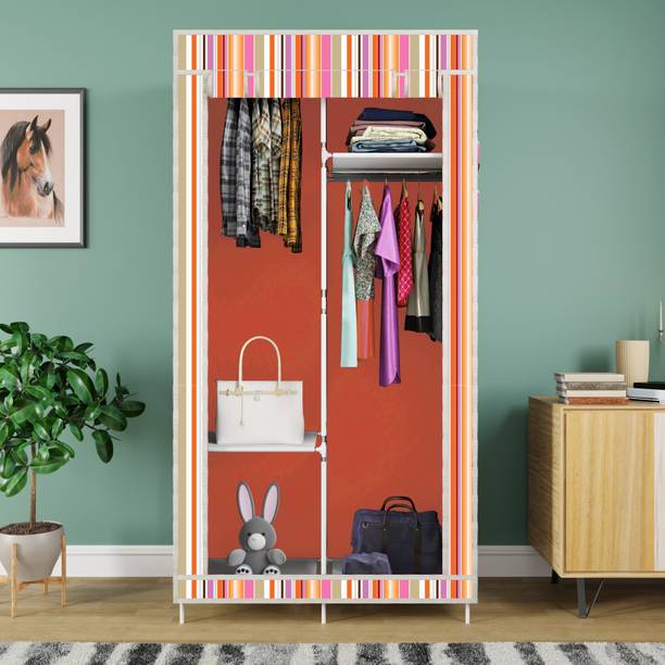 Home Reserve Carbon Steel Collapsible Wardrobe