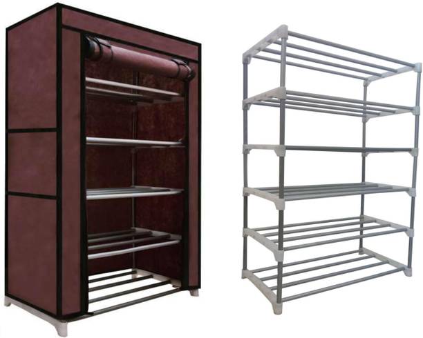 GlowSilk Carbon Steel Collapsible Carbon Steel Collapsible Wardrobe
