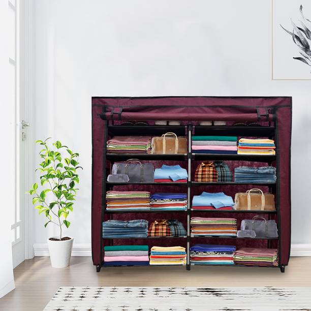 Philoshop Normal Wardrobe Carbon Steel Collapsible Wardrobe