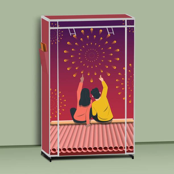 SRMAJI STORE PVC Collapsible Wardrobe