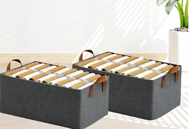 BSVR 30 L Grey Laundry Stool/Storage