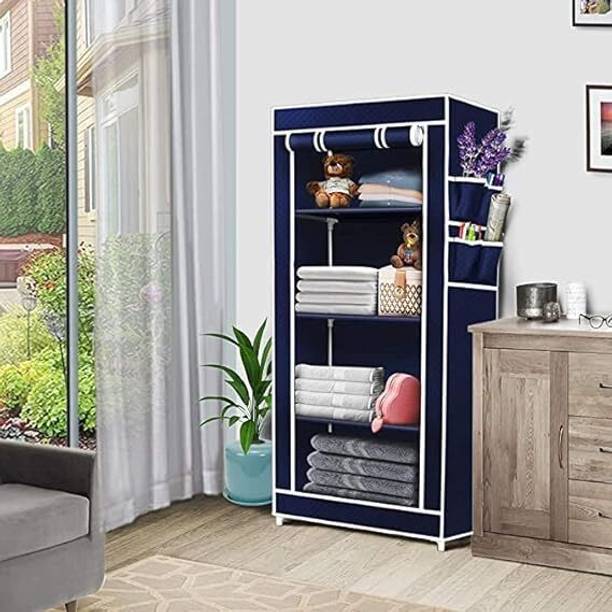 ZENVEXYO BRANDED 6 LAYER Carbon Steel Collapsible Wardrobe