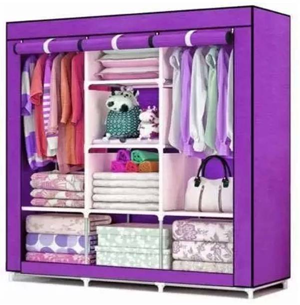 Dewberries Carbon Steel Collapsible Wardrobe