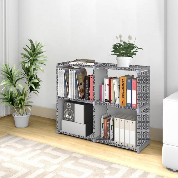 Imperial fur 10 Layer Portable Book Shelf Rack | Space-Saving Book Stand for Home & Office Metal Open Book Shelf