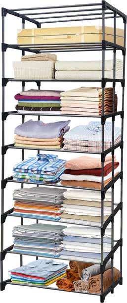 Rmerchants Bookcase_wardrobe Carbon Steel Collapsible Wardrobe