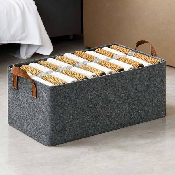 NKL 30 L Grey Laundry Stool/Storage