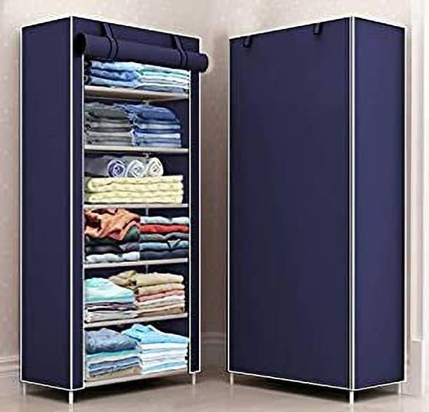 Dewberries Carbon Steel Collapsible Wardrobe
