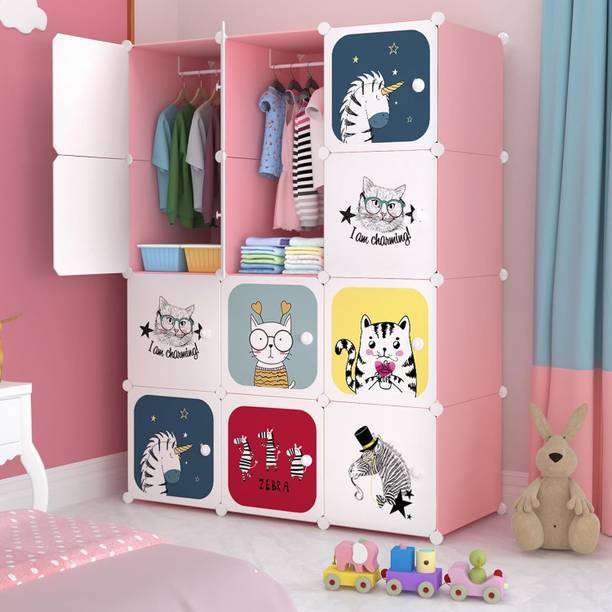 CREXOS Plastic Collapsible Cupboard PC Collapsible Wardrobe PP Collapsible Wardrobe