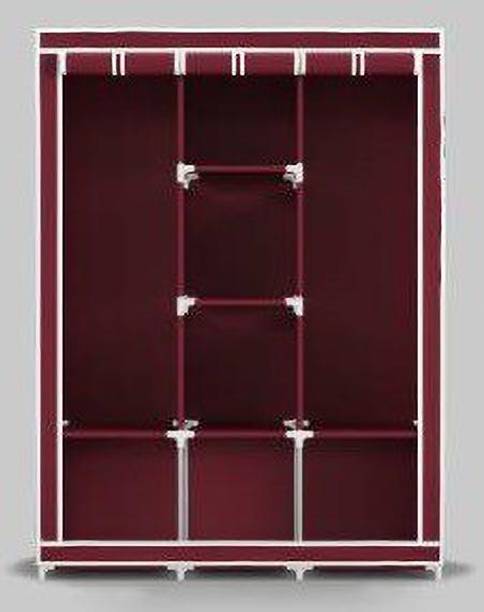 vipash 6+2 Layer Foldable Wardrobe 88130 Carbon Steel Collapsible Wardrobe