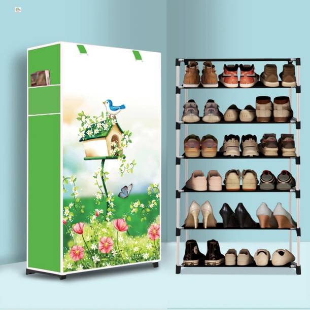 SHOEVAULT GREEN TREE HOUSE PVC Collapsible Wardrobe