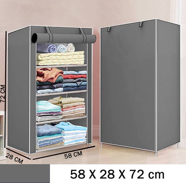 saintwod PVC Collapsible Wardrobe