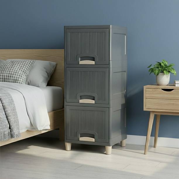Suptikes Multi Layer Cabinet with User Friendly Storage Build PP Collapsible Wardrobe