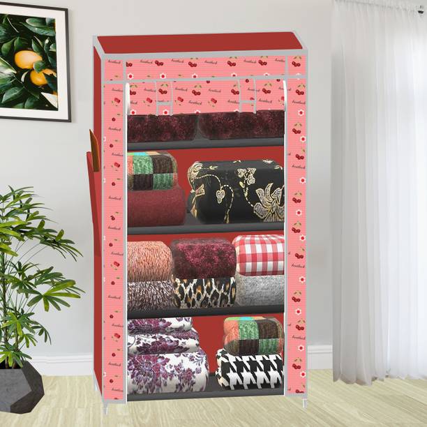 Hridyani A4 Digital Printed PP Collapsible Wardrobe