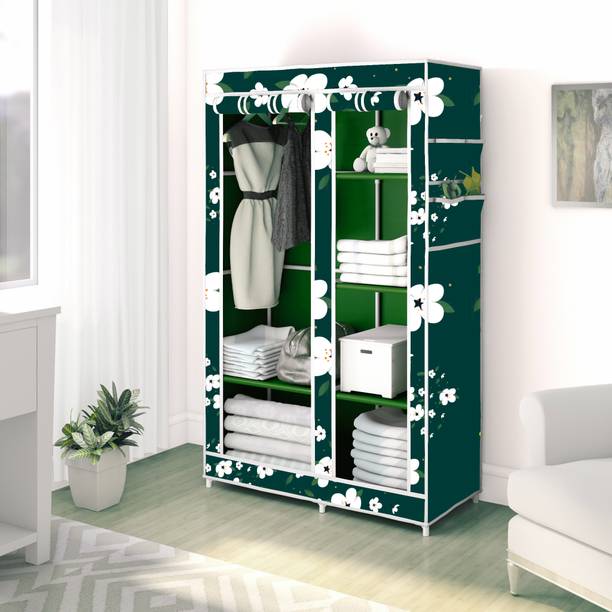 Hridyani Carbon Steel Collapsible Wardrobe