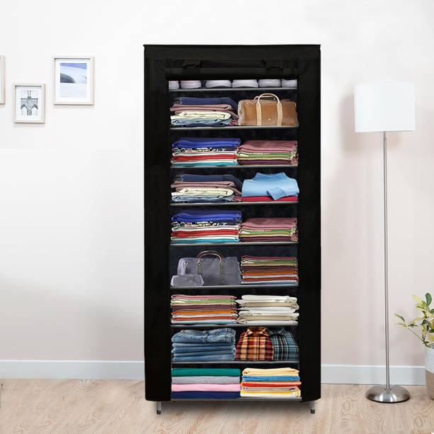 BHIMADA Metal CW Carbon Steel Collapsible Wardrobe