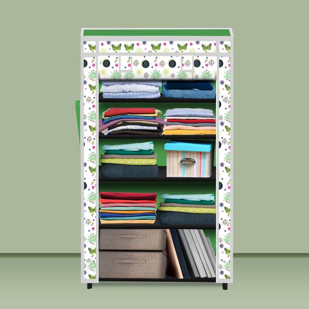 Opal 5 Shelf Foldable Collapsible Wardrobe Storage Orga...