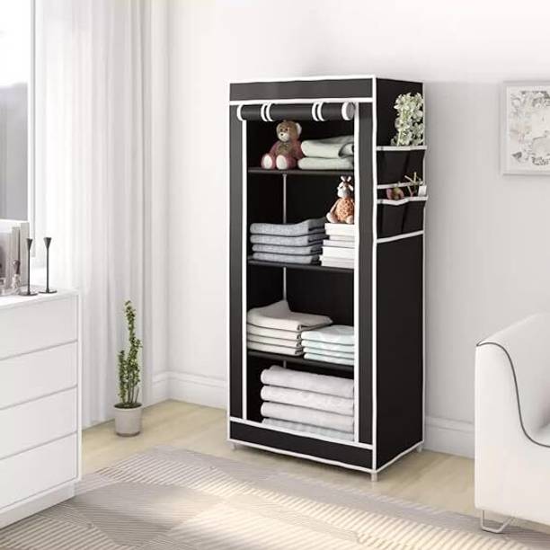 ZENVEXYO ATTRACTIVE AND BEAUTIFUL 6 LAYER Carbon Steel Collapsible Wardrobe