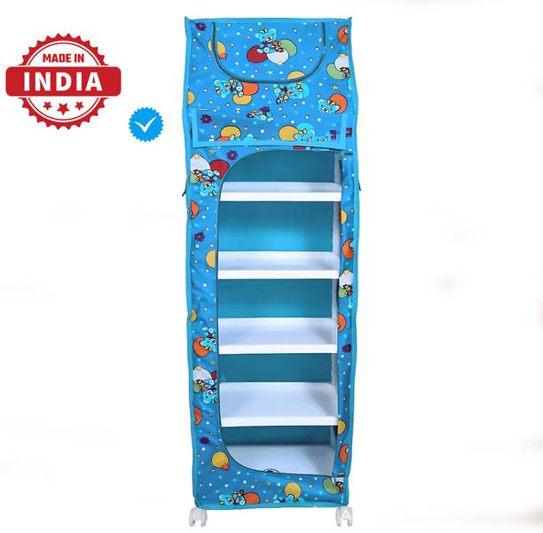 YouCopia Baby 1 Door 6 Shelf Open Plastic (Collapsible Wardrobe) PVC Collapsible Wardrobe