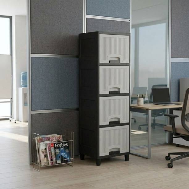 MAXTID Multi Layer Cabinet Suitable for Files, Clothes & Accessories PP Collapsible Wardrobe