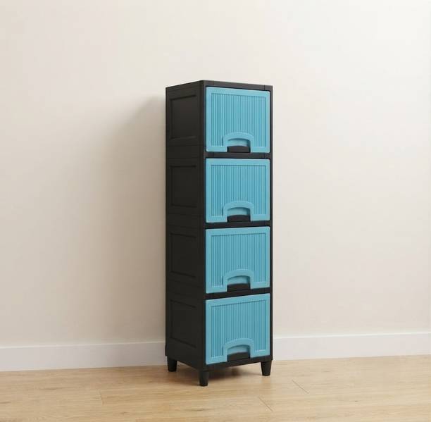YASHODEEP PLASTIC Plastic Multipurpose Storage Cupboard for Household Use Plastic Free Standing Chest of Drawers