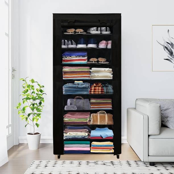 Philoshop Normal Wardrobe Carbon Steel Collapsible Wardrobe