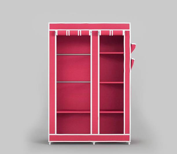 Kesritrader Polyester Collapsible Wardrobe