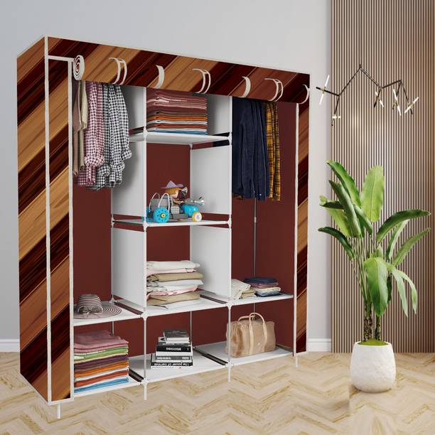 INSIDE STYLE folding almirah, folding wardrobe, portable almirah, clothes almirah, Carbon Steel Collapsible Wardrobe