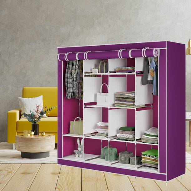 EEMWAY Carbon Steel Collapsible Wardrobe