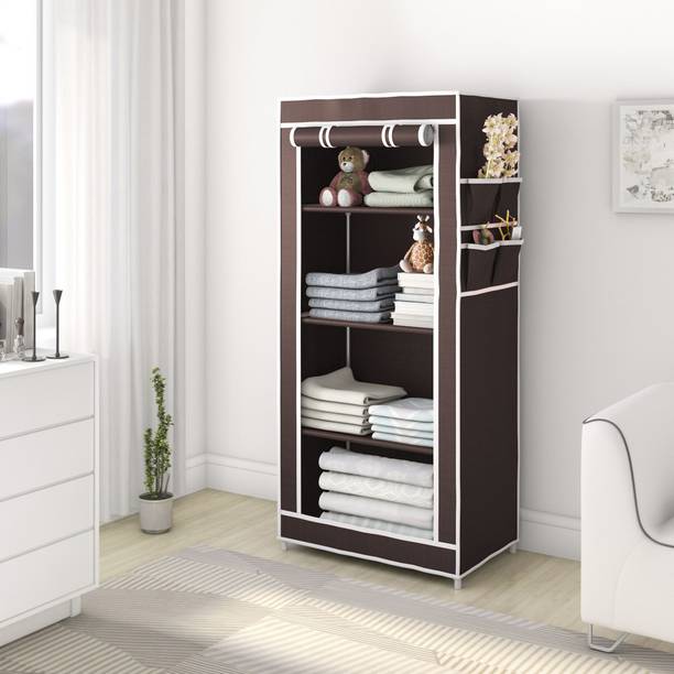 Flipkart Perfect Homes Studio Single Door 4 Shelf PP Collapsible Wardrobe