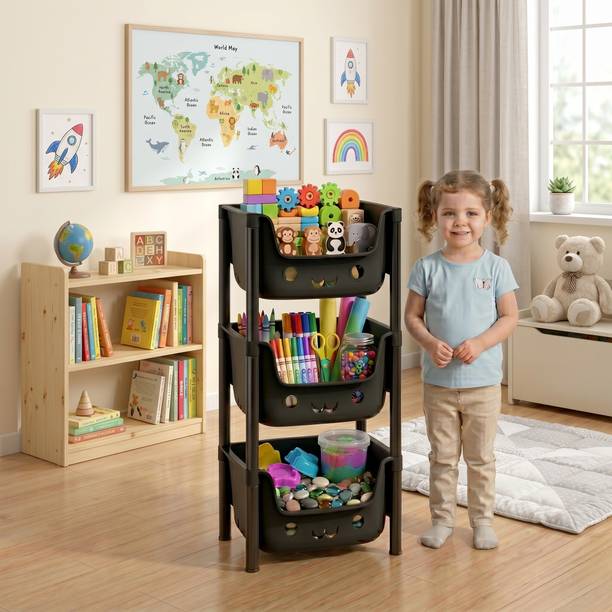 Suptikes Multi Layer Cabinet with User Friendly Storage Build PP Collapsible Wardrobe