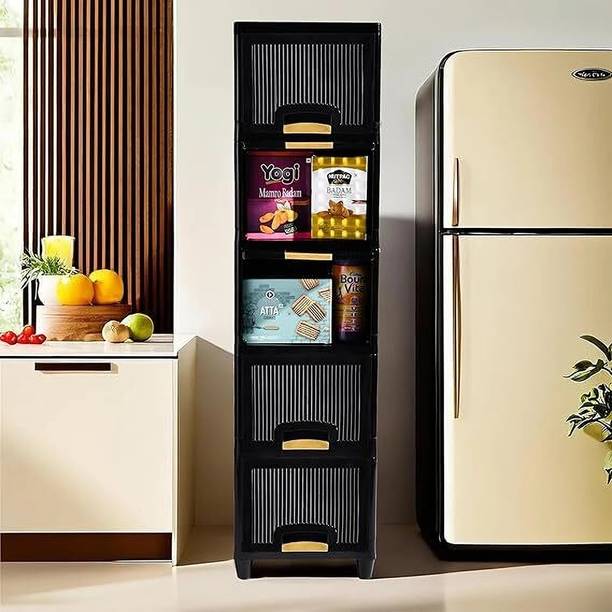 fullstar Foldable Plastic Cupboard for Storage PP Collapsible Wardrobe