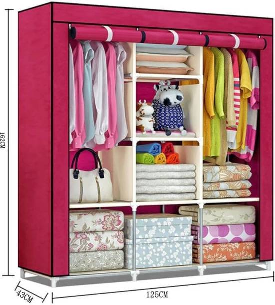 wrt Carbon Steel Collapsible Wardrobe