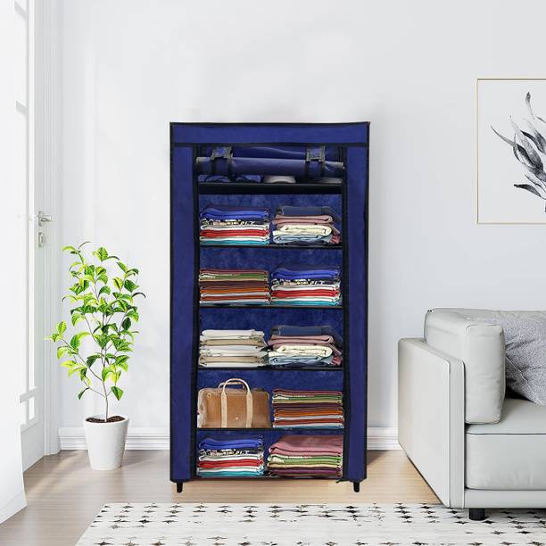 Philoshop Normal Wardrobe Carbon Steel Collapsible Wardrobe