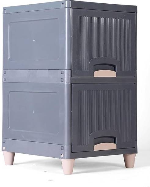 ASHLAS 2 Chest of Drawers : Versatile Drawer Storage Organizer & Organisers Storage Box PP Collapsible Wardrobe