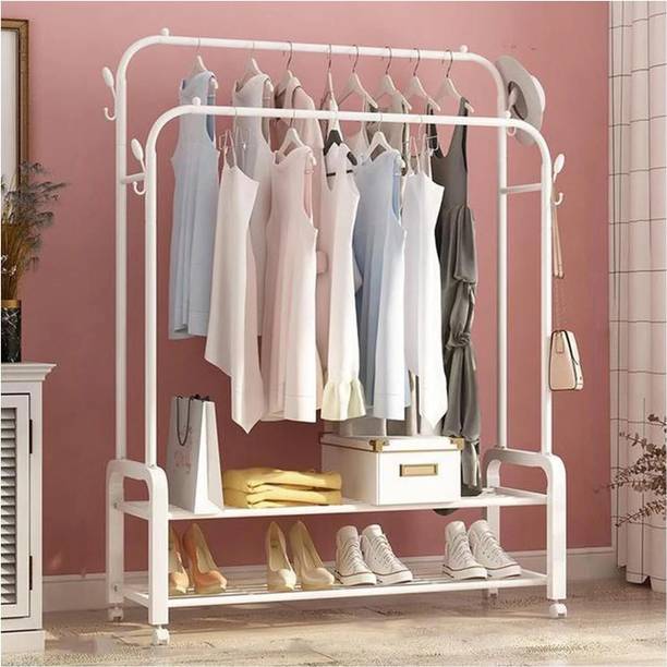 KriShyam Carbon Steel Collapsible Wardrobe