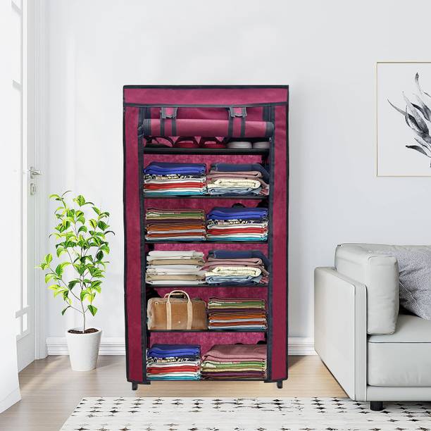 Philoshop Normal Wardrobe Carbon Steel Collapsible Wardrobe