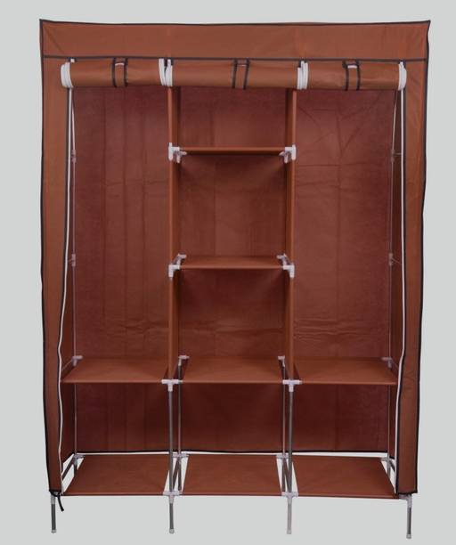 vipash 8 SHELVS PORTABLE WARDROBE Closet Clothes Wardrobe PVC Collapsible Wardrobe