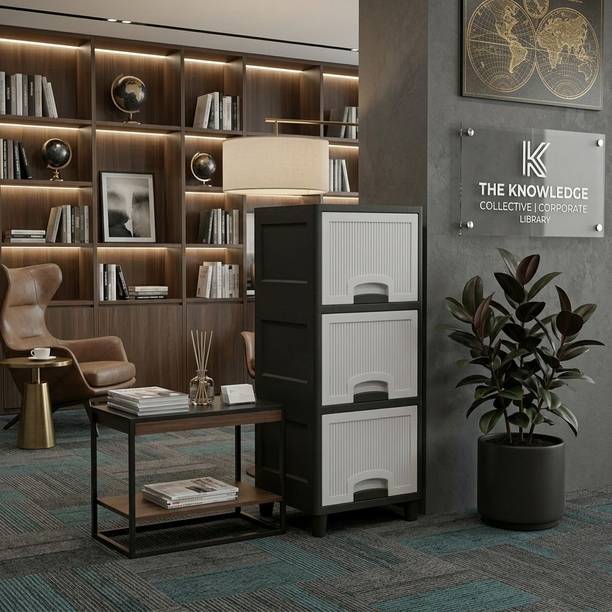 MAXTID Multi Layer Cabinet Suitable for Files, Clothes & Accessories PP Collapsible Wardrobe