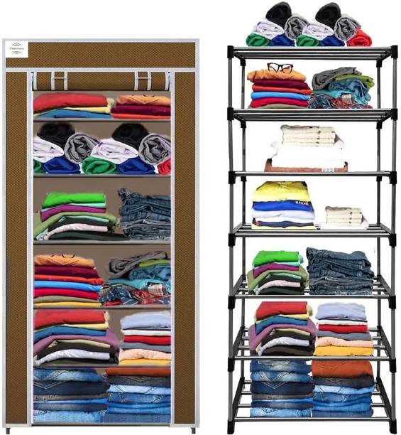 GULAMMUSTAFA PVC Collapsible Wardrobe