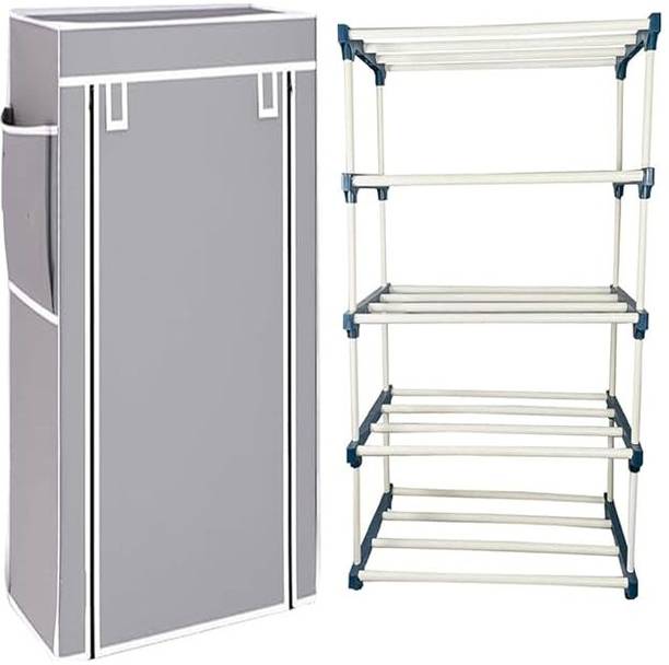 GULAMMUSTAFA PVC Collapsible Wardrobe