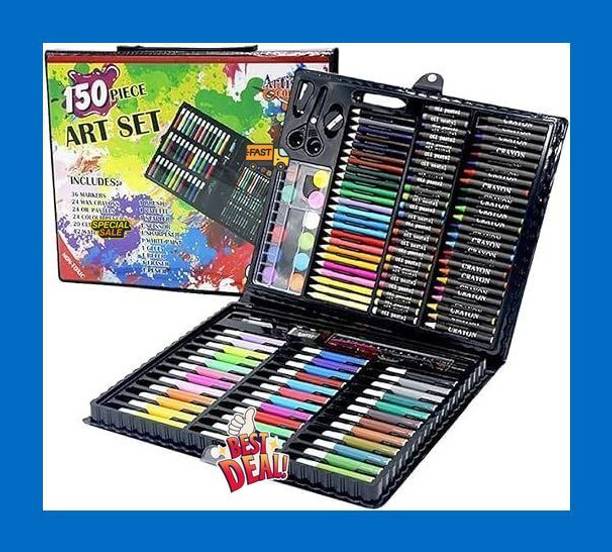 JPENTERPRISE Portable art Set ALL TYPE COLOUER Shaped Color Pencils
